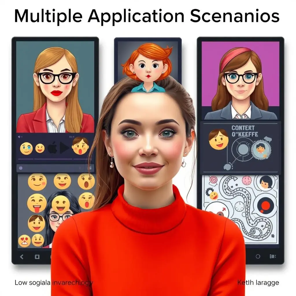 AI facial expression changer for photographers can used in mutiple application scenarios such as light face.