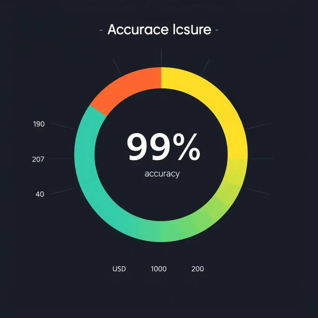 Een nauwkeurigheidskaart van 99% benadrukt de uitstekende prestaties van AI -beelddetectie online.