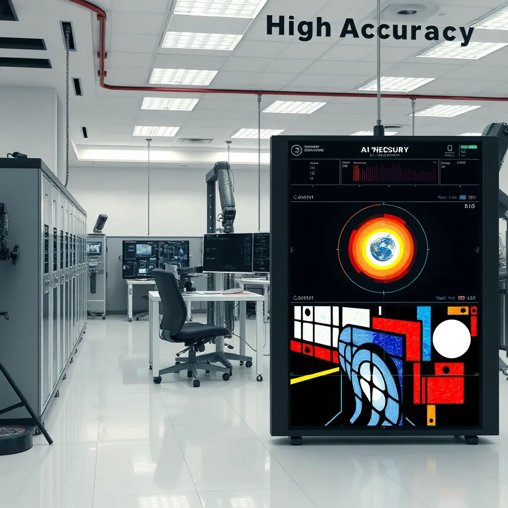 Les instruments précis du détecteur d'image de l'IA.