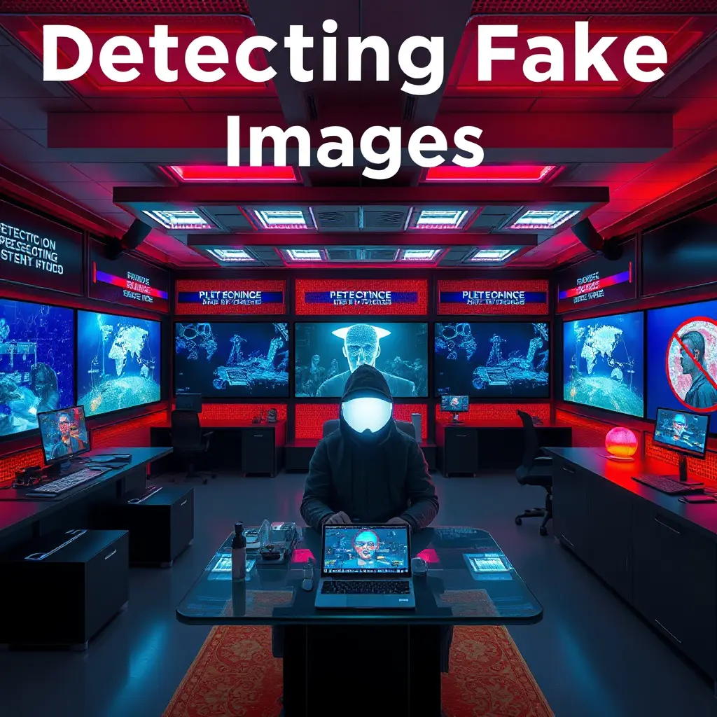 La personne personnelle du détecteur d'images généré par l'IA détecte de fausses images.