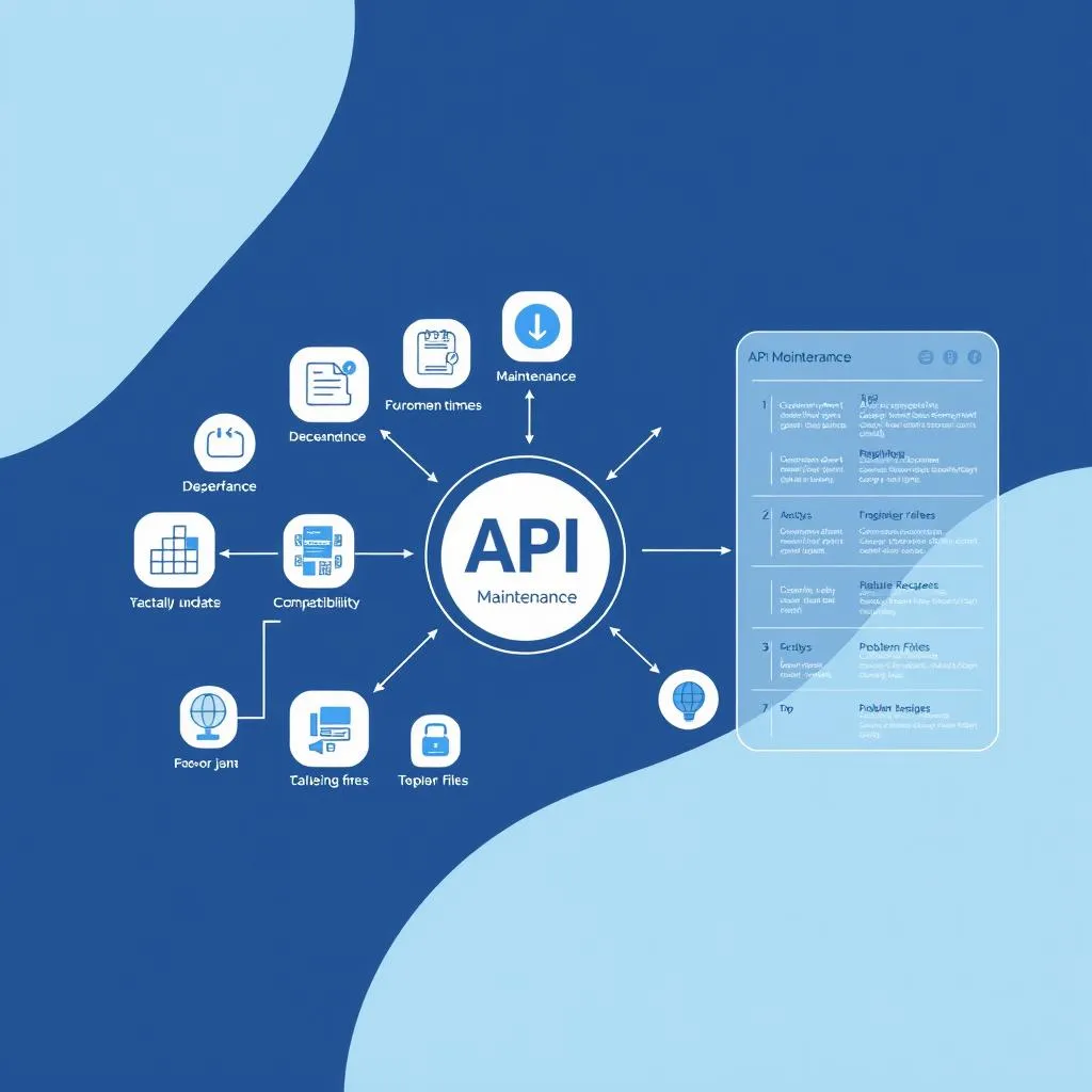 APIは、ドキュメント管理、依存関係の更新、互換性の保証など、厳格なプロセスと原則に従って維持されます。