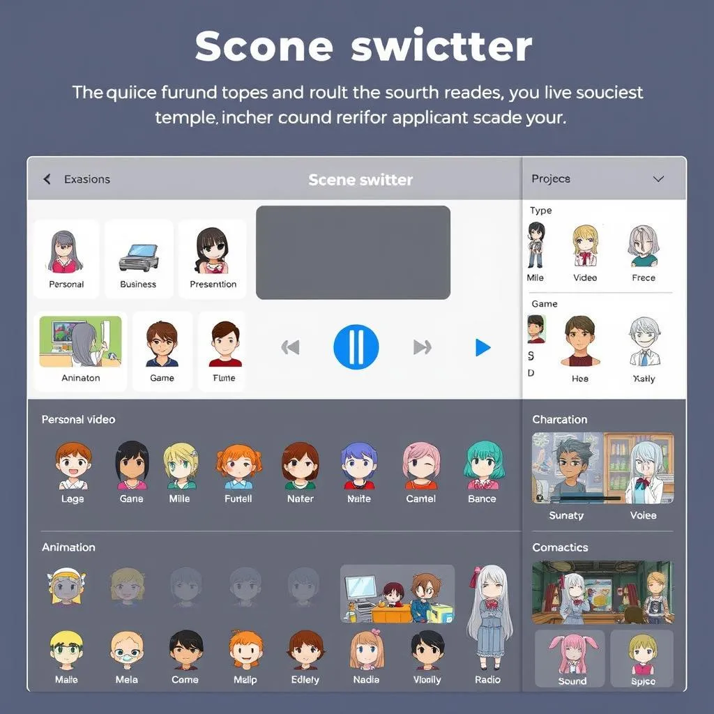 The specific application scenarios of AI voice swapper, such as anime characters, game characters, etc.