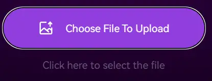Nút màu tím cho phép bạn chọn tệp để tải lên.