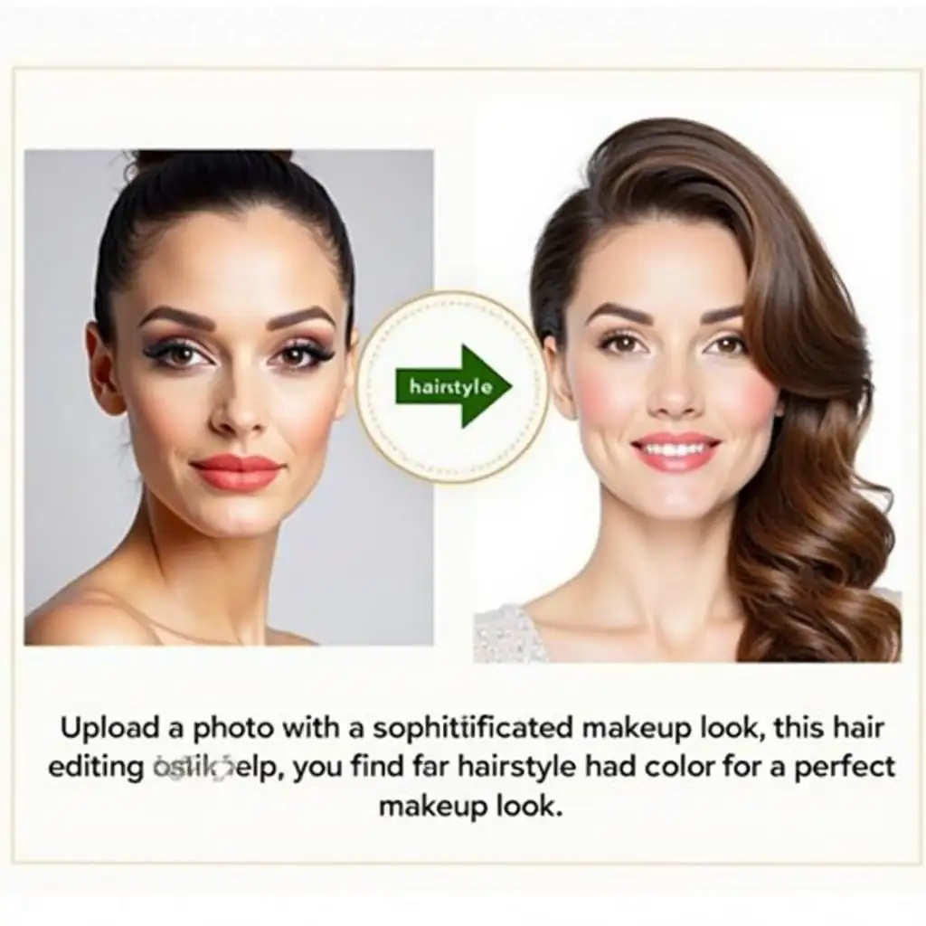 AI hair changer Help user find the most suitable hair style, which show better makeup effect.